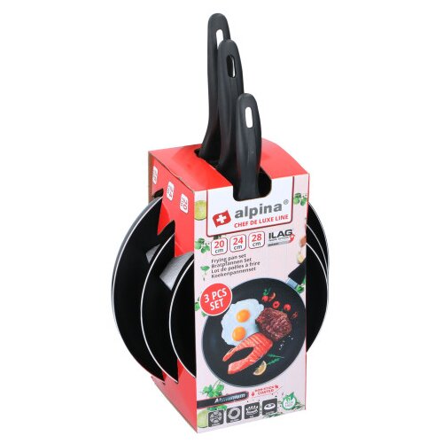 Alpina Tava set 3u1 20/24/28cm 2957 Cijene