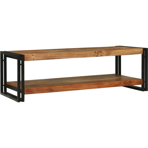 VidaXL klubska miza 120x50x38 cm trden akacijev les Slike