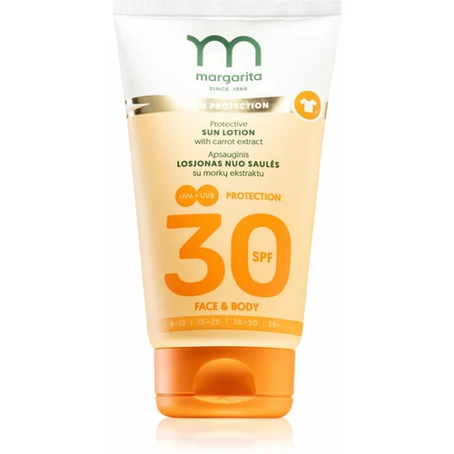 Margarita Protective krema za sunčanje za tijelo i lice SPF 30 150 ml