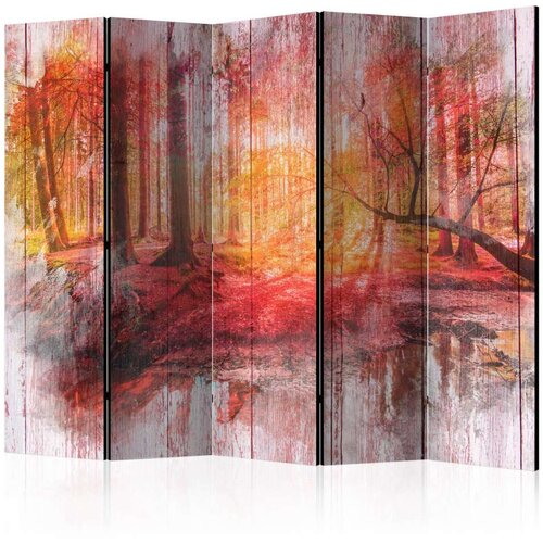  Paravan u 5 dijelova - Autumnal Forest II [Room Dividers] 225x172 Slike