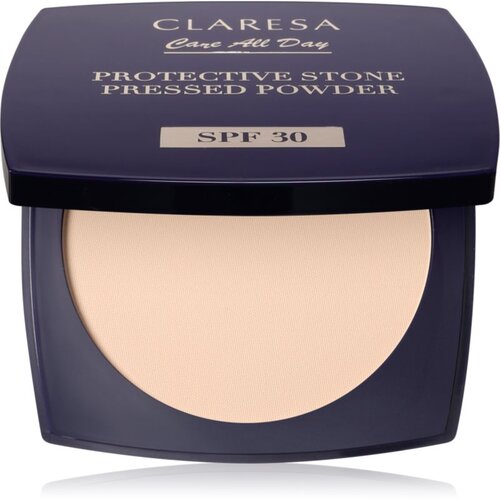 Claresa Care All Day Protective Stone Pressed Powder puder za učvr&amp;scaron;ćivanje SPF 30 10 g Slike