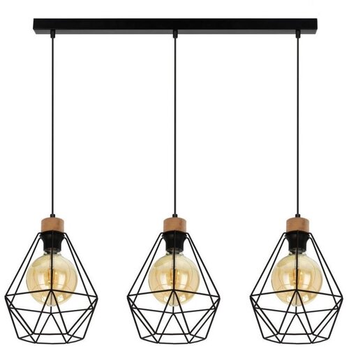  Spot-Light 21822304-Luster na sajli DIAMENT 3xE27/60W/230V hrast Cene