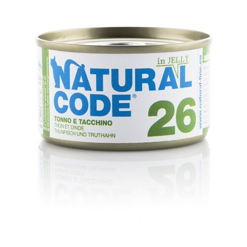 Natural Code Cat Jelly konzerva za mačke - Tuna and Turkey 85g Cene