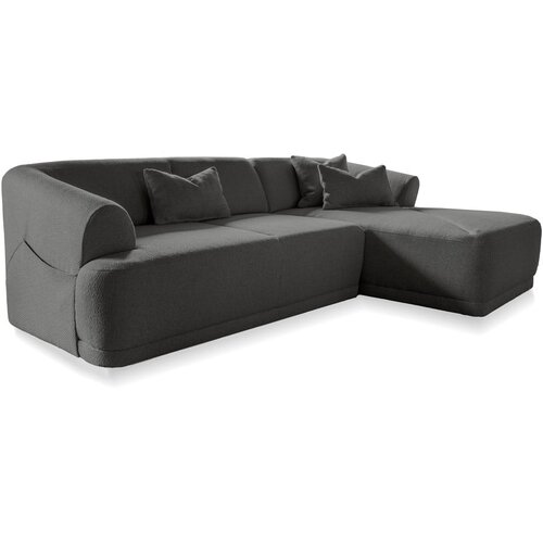 Miuform temno siva kotna sedežna garnitura &amp;ndash; Slike