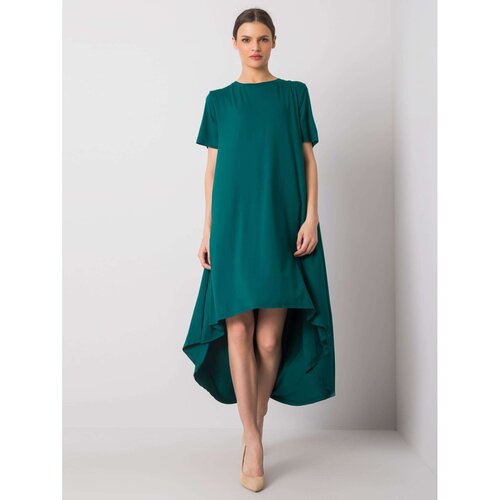 Fashion Hunters rue paris dark green loose dress Slike