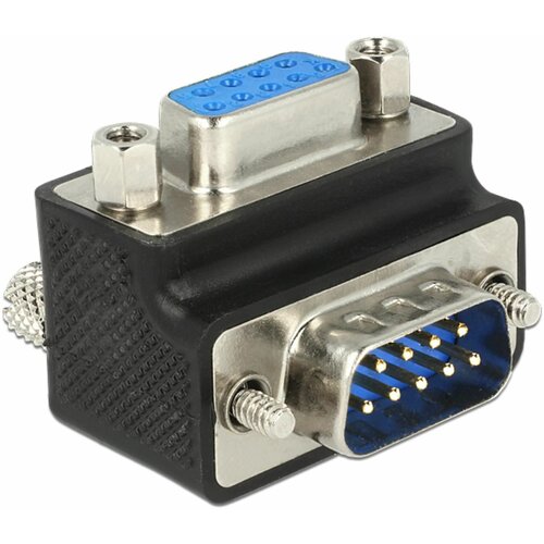 Delock VGA adapter [1x VGA-vtič 1x VGA-vtičnica] 270&amp;deg; zavrten\, črn\, nastavljiv (20430210) Slike