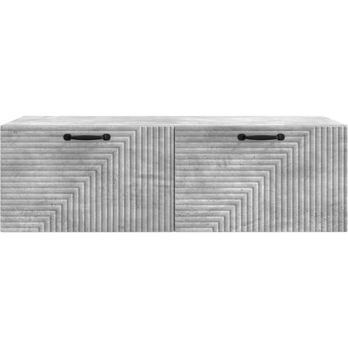  ormar za zid Betonska siva 98 x 41 x 30 cm Konstruirano drvo Slike