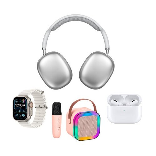  Karler bass k16-combo set (smart watch, zvucnik, slusalice bluetooth) beli ( SL1650 ) Slike