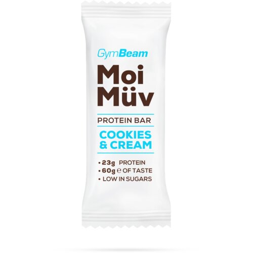 GymBeam Proteinska čokoladica MoiMüv 24 x 60 g  hrskava karamela Cene