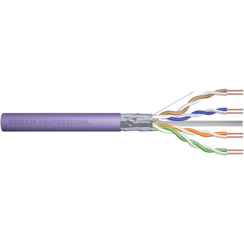 Digitus Installation cable category 6 F /UTP Dca AWG23 /1 LSOH, 305m, purple, spool Cijene