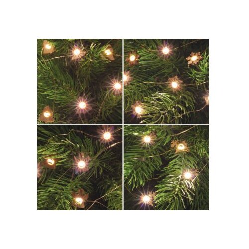 Home lampice za jelku sa 20 toplo belih mikro led dioda ML23/WW Cene
