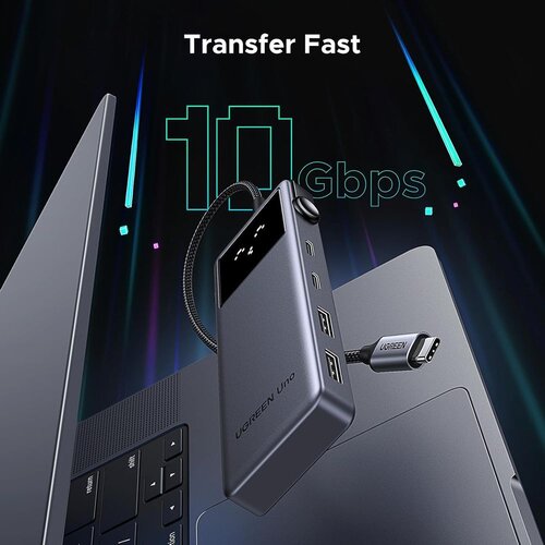 Ugreen Uno 6v1 USB-C hub s 10Gbps USB-C i USB-A te 4K@60Hz HDMI izlazi Slike