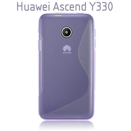  Gumijasti / gel etui S-Line za Huawei Ascend Y330 - vijolični Slike