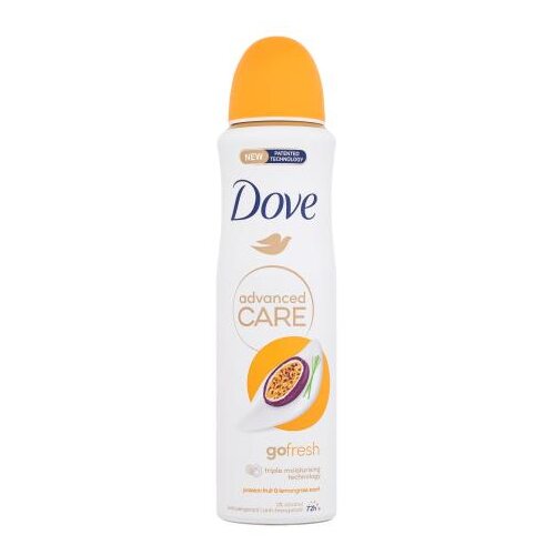 Dove Advanced Care Go Fresh Passion Fruit & Lemongrass 72h antiperspirant z vonjem marakuje in limonske trave 150 ml za ženske Cene
