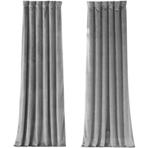 ESSENZA DECOR 635861 ZAVJESA VELUR 140X250CM SIVA Slike