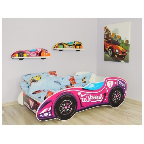Made in Poland Dečiji krevet Formula 1 Sweet Car 140x70 cm Cene