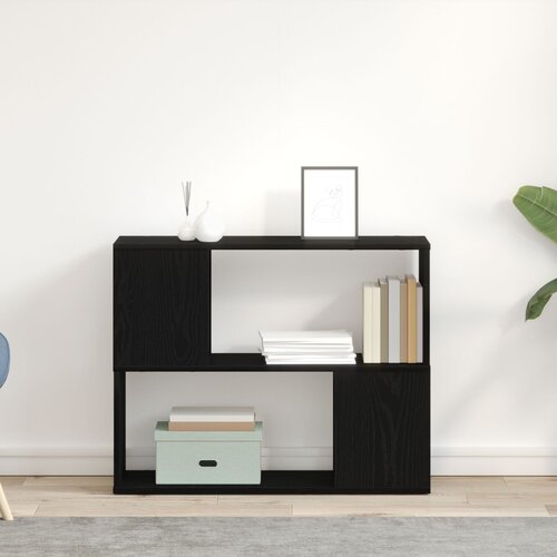 vidaXL TV omara Črni hrast Inženirski les 80 x 24 x 63 cm TV omara Cene