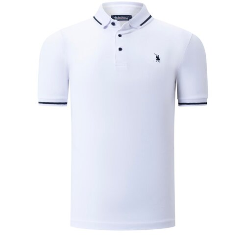 Dewberry TRIPLE SET T8586 MEN'S T-SHIRT-NAVY-WHITE-FUCHSIA Cene