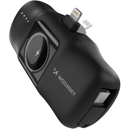Wozinsky MINI POWERBANK 5000MAH 15W ZA LIGHTNING USB-C ZA APPLE WATCH ČRNA, (22068703) Cene