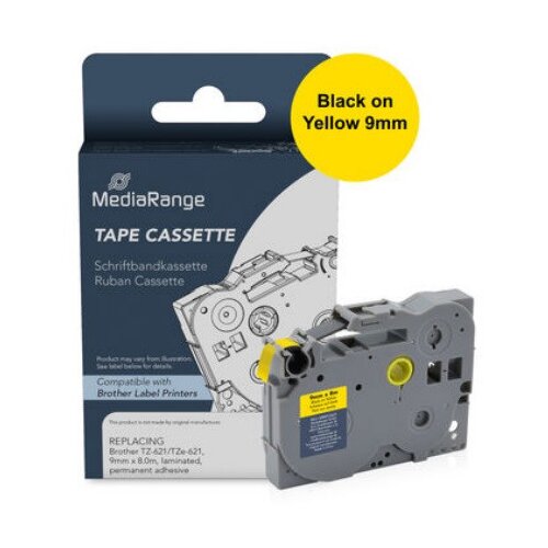  Trak p-touch tze-621 mediarange rumen/črn 9mm mrbtz621 MEDIARANGE Cene
