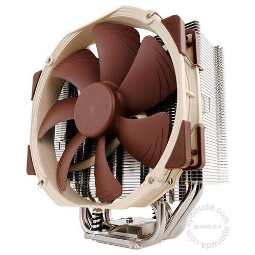 Noctua NH-U14S TR4-SP3 computer cooling component Processor Cooler 14 cm Aluminium, Beige (sTRX4, sWRX8, TR4, SP3) Slike