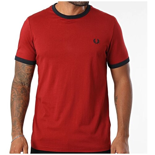 Fred Perry Majice s kratkimi rokavi M3519FP Bordo Cene
