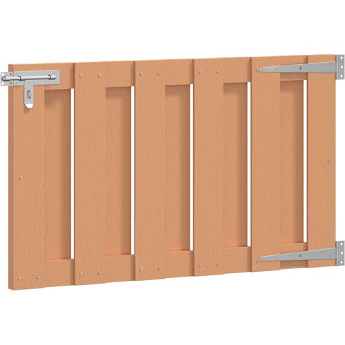  Vrtna vrata 100 x 60 cm WPC i aluminij Smeđa Cijene