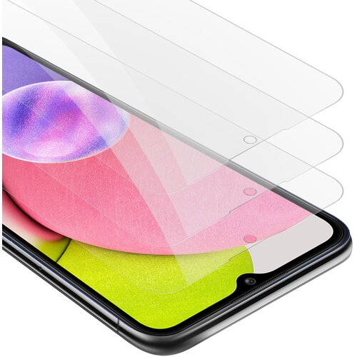 Cadorabo 3x oklepni film, združljiv s Samsung - zaščitnim filmom v visoki prosojnosti - 3 -paket kaljeno zaščitno steklo v 9H trdoti s 3D združljivostjo na dotik, (20607288) Cene
