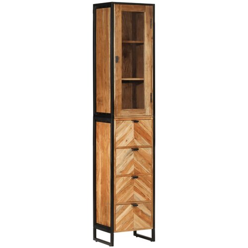  Kupaonski ormarić 40x27x190 cm željezo i masivno bagremovo drvo Cijene