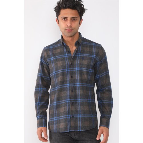 Dewberry G709 MEN'S SHIRT-NAVY-BROWN Cijene