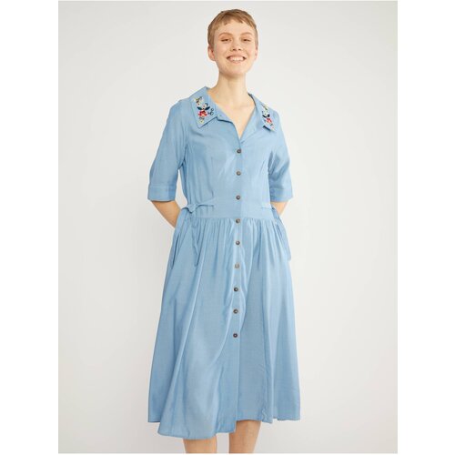 Blutsgeschwister Light blue Ladies Shirt Dress - Women Cijene