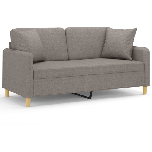 Maison Chic kavč - Sofa - Kanape dvosed z blazinami taupe 140 cm blago, (21726931) Cene