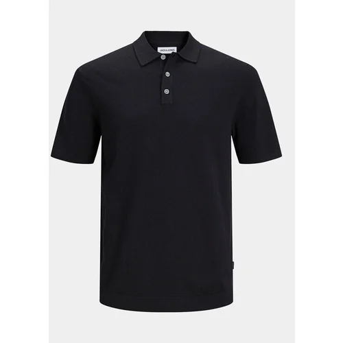 Jack & Jones Polo majica Emil 12248819 Črna Regular Fit