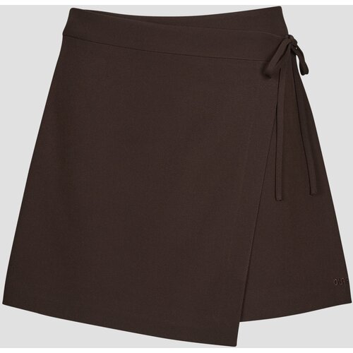 OLAF WRAP SKIRT Smeđa Slike