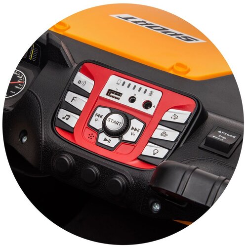 Chipolino Auto na akumulator za dvoje djece Buggy EXPLORER yellow Slike