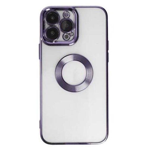  futrola circle metalik za iphone 13 pro (6.1) svetlo ljubicasta Slike