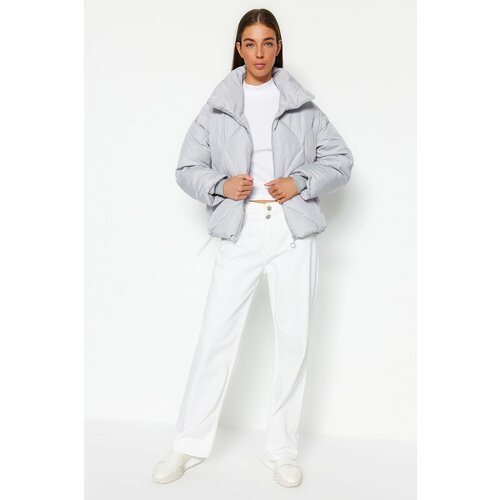 Trendyol Winter Jacket - Gray - Puffer Slike