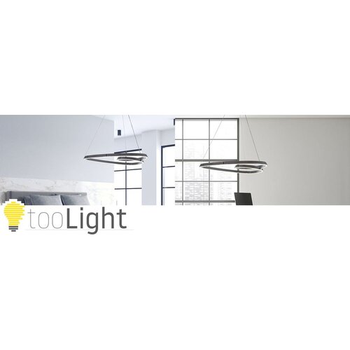 Toolight stropna svjetiljka hanging loop led + daljinski upravljač APP798-cp krom Slike