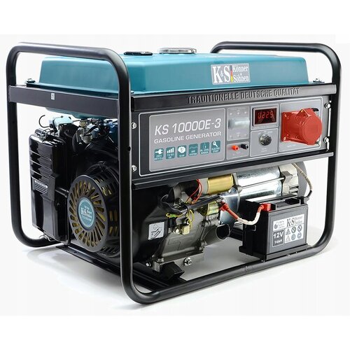 K&amp;Ouml;NNER &amp;amp; S&amp;Ouml;HNEN GASOLINE POWER GENERATOR 7,5kW 230 /400V KS 10000E-3 Slike
