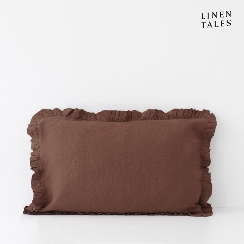 Linen Tales Lanena jastučnica 50x60 cm Chocolate &ndash; Cijene
