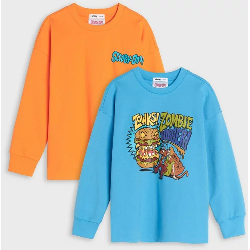 Sinsay - Komplet 2 puloverjev Scooby- Doo - Oranžna