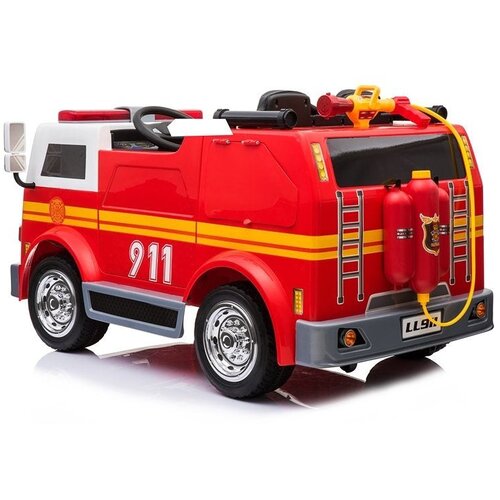  kamion na akumulator Fireman - crveni Slike