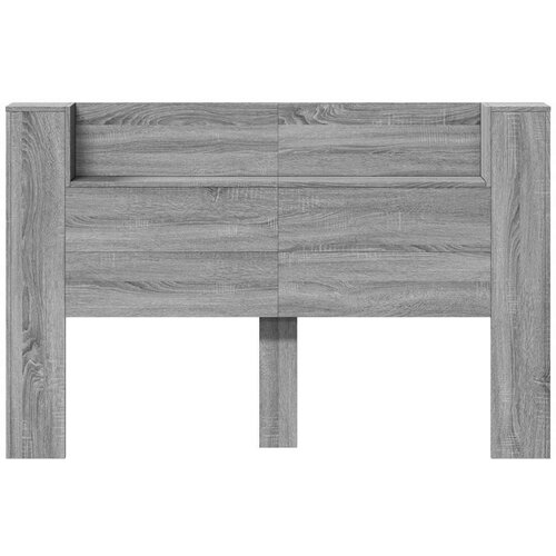  Krevetna ploča s LED-om Zidne Siva Sonoma 160 x 16 5 x 103 5 cm - Sivi hrast sonoma 160 cm Slike