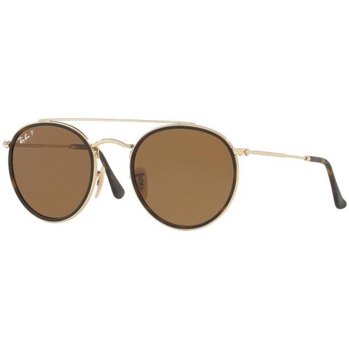 Ray-ban Round Double Bridge RB3647N 001/57 Polarized - ONE SIZE (51) Slike