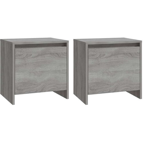 VidaXL noćni ormarići 2 kom boja hrasta sonome 45x34x44,5 cm iverica Slike