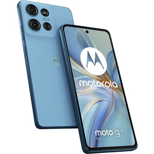 Motorola G75 pametni telefon 256 GB 17.2 cm (6.78 palac) vodenoplava boja Android&amp;trade; 14 Dual-SIM Slike