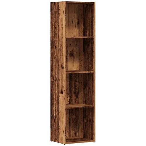 Maison Chic Knjižna omara - Knjižni regal starinski les 36x30x143 cm inženirski les, (21725395) Slike