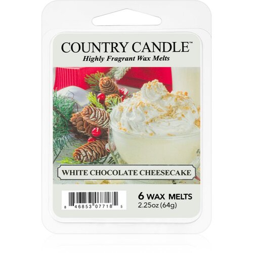 Country Candle White Chocolate Cheesecake vosek za aroma lučko 64 g Cene