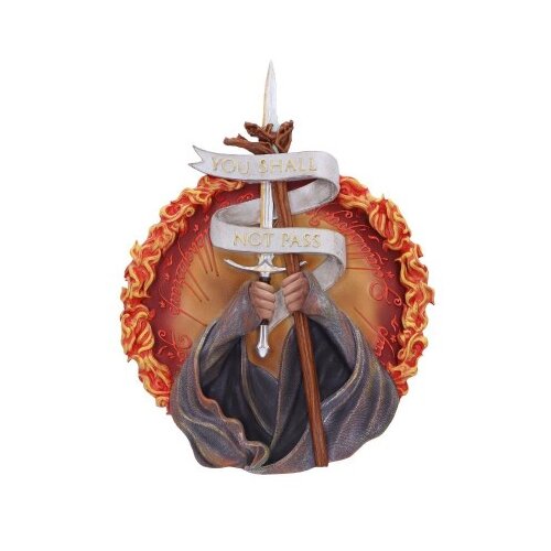 Nemesis Now LORD OF THE RINGS YOU SHALL NOT PASS WALL PLAQUE 30.4CM Cene
