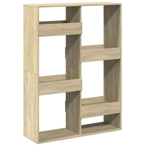vidaXL Knjižna omara sonoma hrast 100x33x135 cm inženirski les Cene